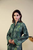 Shamaeel - EE-02 - Deep Green - Khaddi Silk - 2 Piece