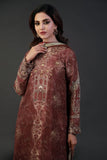 Shamaeel - EE-07 - Red - Raw Silk & Khaddi Silk - 3 Piece