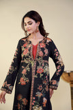 Shamaeel - EE-13 - Black - Silk & Khaddi Silk - 3 Piece