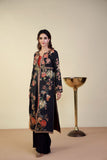 Shamaeel - EE-13 - Black - Silk & Khaddi Silk - 3 Piece