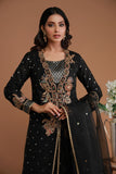 Shamaeel - EE-14 - Black - Khaddi & Lorex - 3 Piece