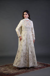 Shamaeel - EE-16 - Ivory - Lorex & Khaddi Silk - 3 Piece