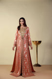 Shamaeel - EE-17 - Coral - Lorex & Khaddi Silk - 3 Piece