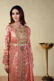 Shamaeel - EE-17 - Coral - Lorex & Khaddi Silk - 3 Piece