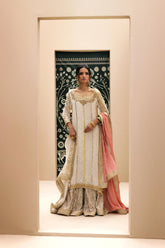 Shehrnaz - SHK-1394 - White - Chikankari - 3 Piece