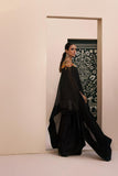 Shehrnaz - SHK-1391 - Black - Chiffon - 3 Piece