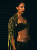 Sanam Chaudhri Amunet Jacket Green 1 Piece