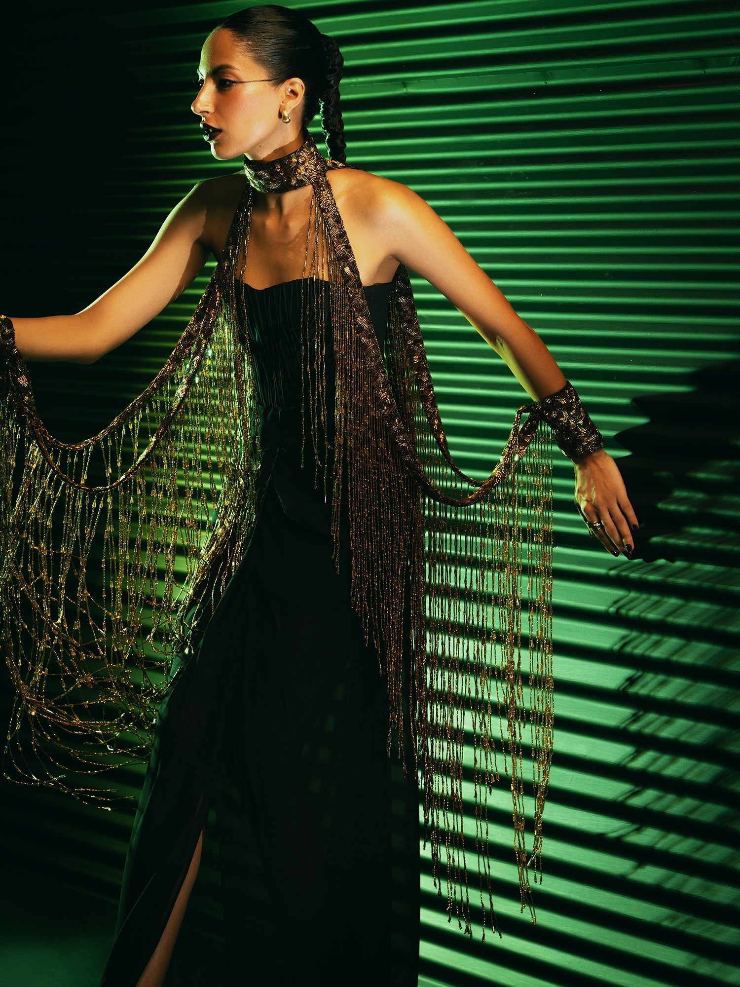 Sanam Chaudhri Cypris Black 1 Piece