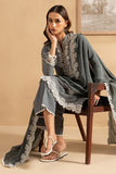 Cross Stitch - SOFT GRAPHITE - Lawn - 3 Piece - Unstitched