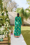 Alishba Kashif - EMERALD BLOOM - Green - Silk - 3 Piece