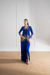 Maria Osama Khan - Electra - Navy Blue  - Grip - 2 Piece