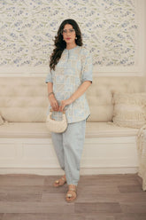 Leon - ELLA BLUE - Lawn - 2 Piece