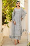 hina khawaja in Natasha Kamal - Ellie - grey sequins - Net lined with crepe de chin - 3 Piece