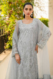 hina khawaja in Natasha Kamal - Ellie - grey sequins - Net lined with crepe de chin - 3 Piece