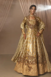 Musferah Saad - Eternal Grace - Antique Gold - Tensil Tissue - 2 Piece