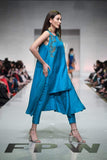 Yasmin Zaman - Aqua Pure Silk Shirt