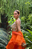 Wabi Sabi - SUNSTONE - Saree - Organza - ORANGE - Studio by TCS