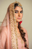 Yasmin Zaman - Falak - Jamawar & Net- Blush Pink- 3 Piece