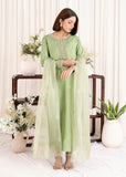 Allure by IH - FATIN - Sage Green - Raw Silk - 3 Piece