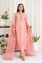 Allure by IH - NIA - Blush Pink - Raw Silk - 3 Piece