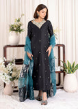 Allure by IH - RITA - Black - Raw Silk & Organza - 3 Piece