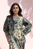 Sania Maskatiya - Fiona Crepe & Raw Silk Suit For Women - Ebony - 3 Piece
