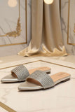 Milli Shoes - Fancy Slides For Women - Silver - Studio by TCS