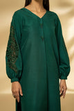 Fozia Khalid - Emerald Symphony - Silk - Green - 2 Piece