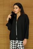 Gulabo - BLACK ZIP - BOSKY LAWN - BLACK - 1 Piece