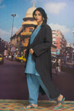 Gulabo - SLATE DUSTER COAT - Slate - Blended Crepe - 1 Piece