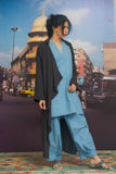 Gulabo - SLATE DUSTER COAT - Slate - Blended Crepe - 1 Piece