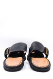 Alifyay - Gogo Matte Black Peshawari Sandal