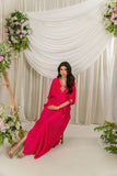Alishba Kashif - GULNAR - Fuschia - Korean Rawsilk - 1 Piece
