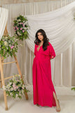 Alishba Kashif - GULNAR - Fuschia - Korean Rawsilk - 1 Piece