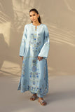Sania Maskatiya - Geena - Raw Silk , Raw Silk - Sky Blue - 2 Piece