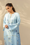 Sania Maskatiya - Geena - Raw Silk , Raw Silk - Sky Blue - 2 Piece