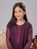Oaks Embroidered Organza Co-ord set Purple 2 Piece