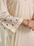 Oaks Embroidered Dyed Cambric Co-ord set Ivory / Cream 2 Piece