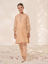 Oaks - Fancy Pret Shirt Trouser Jacquard Orange - 2 Piece