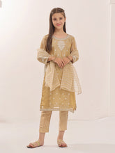 Oaks - Embroidered Suit Pret Zari Golden - 3 Piece