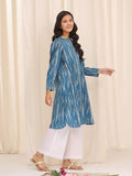 Oaks - Printed Pret Kurti Cotton Blue - 1 Piece