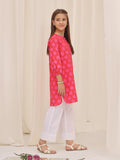Oaks - Printed Pret Kurti Cotton Dark Orange - 1 Piece