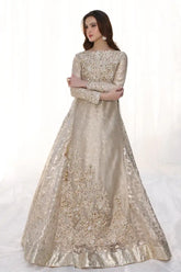 Musferah Saad - Golden Whispers - Gold - Tensil Organza & Tissue - 2 Piece