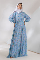 Malbus - Grace - Chiffon - Sky Blue - Maxi - 1 Piece