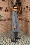 Mom4Little - Grey Kameez Shalwar Set