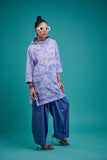 Gulabo - WISTERIA - Swiss Lawn & Cotton - Lilac & Blue - 2 Piece