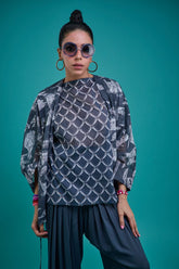 Gulabo - NOIR TOILE TOP - Swiss Lawn - Black - 1 Piece