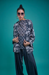 Gulabo - NOIR TOILE JACKET - Swiaa Lawn - Black - 1 Piece