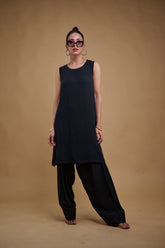 Gulabo - LUNA TUNIC - Crepe - Black - 1 Piece