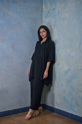 Gulabo - Mirage Set - Blended Heavy Crepe - Black - 2 Piece